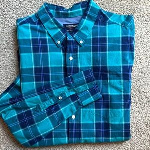 American Eagle mens shirt XL Prep fit